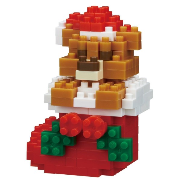 Bär mit Weihnachtsstrumpf (NBC-235)